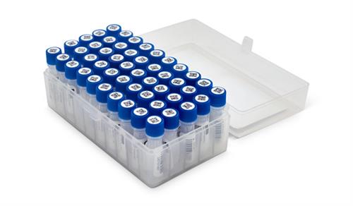 iSWAB-DNA-250 rack of 50 collection tubes contents